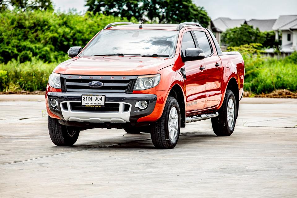 Ford Ranger 2.2 Wildtrak Hi-Lander Double Cab เกียร์ AT ปี 2015 สีส้ม 