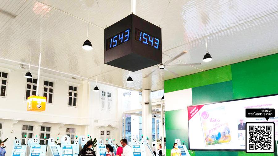 Digital Clock นาฬิกดิจิตอล นาฬิกาโรงงาน นาฬิกาขนาดใหญ่ 10