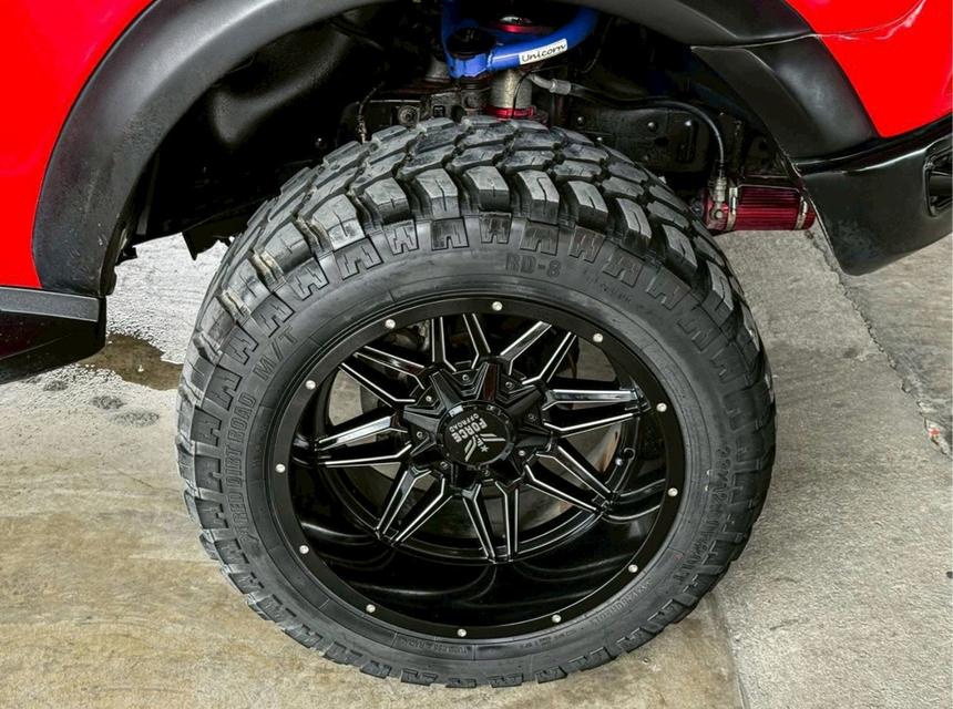ปี 2021 FORD RANGER, 2.2 XL+ โฉม HI-RIDER DOUBLE CAB สีแดง เกียร์ธรรมดา 6 สปีด 9