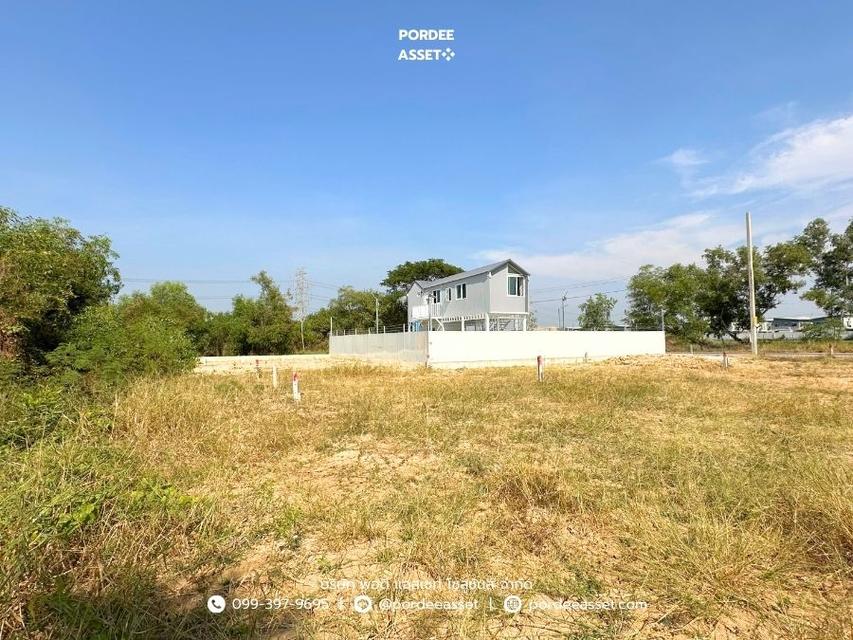 ที่ดินถมแล้ว 60 ตร.ว. แปลงสวยติดถนน น้ำไฟพร้อม ใกล้บิ๊กซีไทรน้อย ซื้อไว้ลงทุน/ปลูกบ้าน/สร้างบ้านขาย กำไรตั้งแต่ซื้อ คลองขวาง, ไทรน้อย, นนทบุรี 4