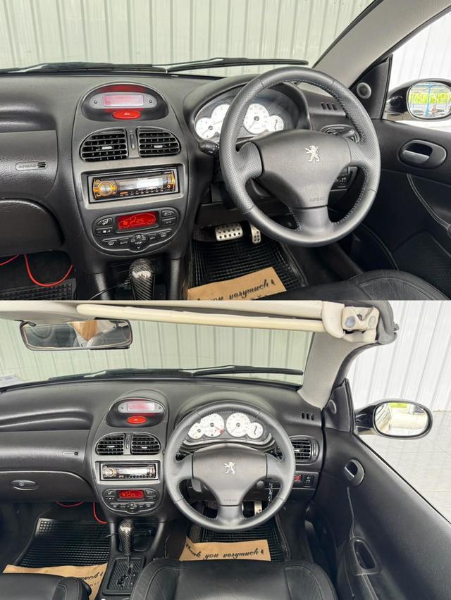 รถบ้าน ขายสด 🏠ปี 2003 PEUGEOT 206 A 2.0CC A/T CONVERTIBLE CAR รูปที่ 8