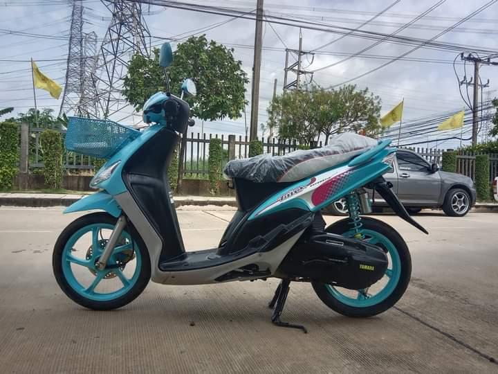 ขายรถyamaha mio สีฟ้า