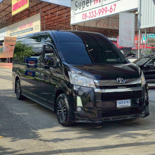รหัสรถ BAC6787 🚐 New Toyota Commuter 2.8 (VIP) 6AT ปี 2020/21 สีดำ