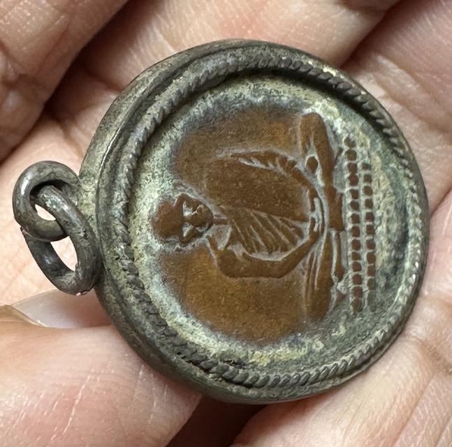 เหรียญล.พ.เดิม เลี่ยมจับขอบเงิน 7