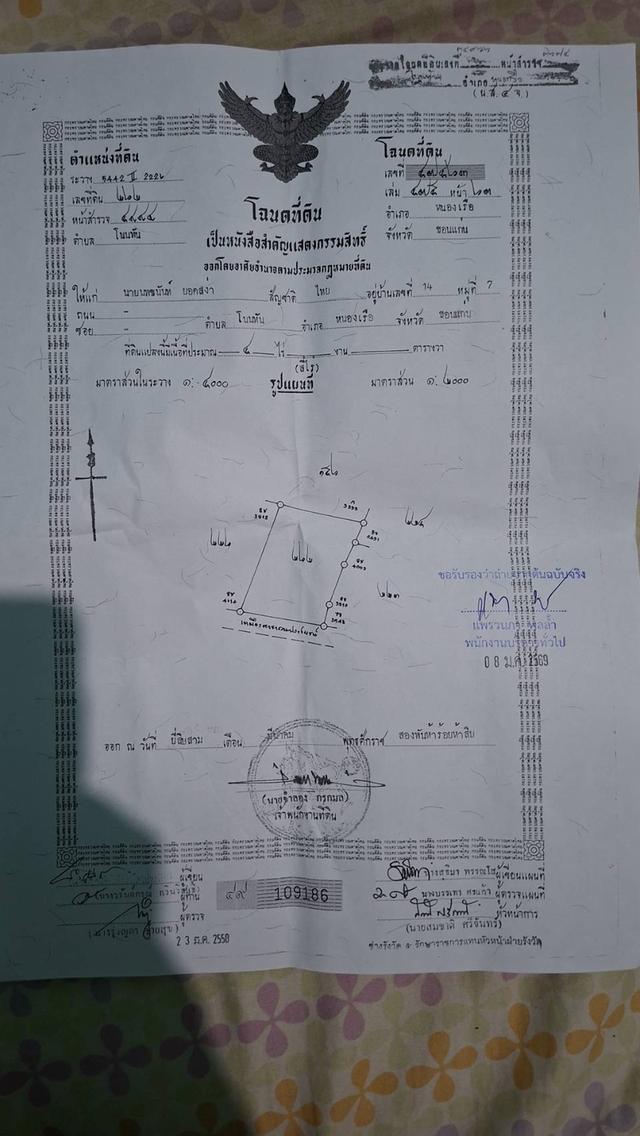 ต้องการขายที่ดิน4ไร่ 9