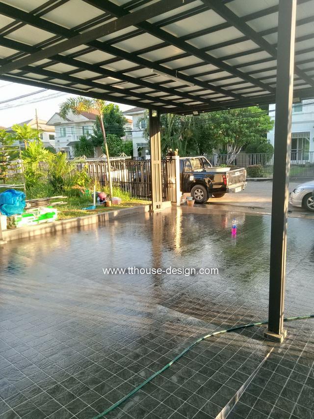 รับเหมา ต่อเติม โครงหลังคา กันสาด ห้องครัว เทพื้นปูกระเบื้อง Line dddesign23 รูปที่ 14