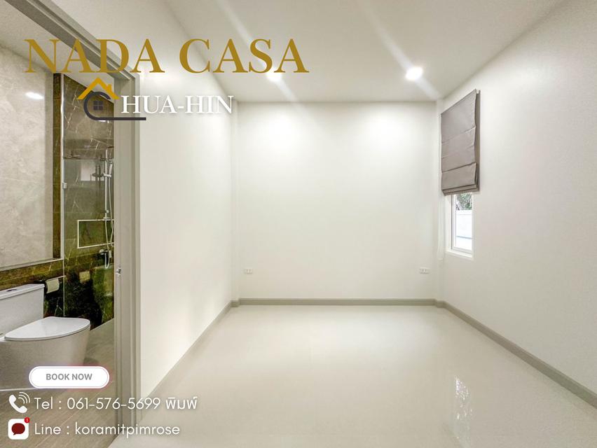 บ้านเดี่ยวหัวหิน🏘️NADA CASA เฟส2 ใกล้ทะเลหัวหิน9กม.🌊 5