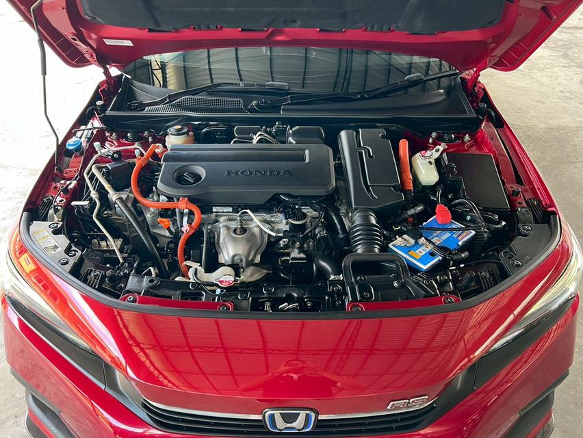 ปี 2022 HONDA CIVIC, 2.0 e:HEV RSโฉม FE ปี21-ปัจจุบัน สีแดง เกียร์ออโต้ เบนซิน/ไฟฟ้ามือเดียวป้ายแดง 15