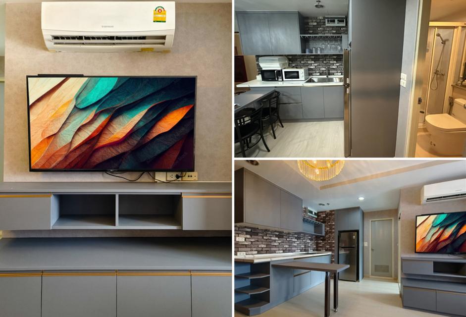 คอนโด รีสอร์ทต้า เย็นอากาศ ห้องมุม 44 ตารางเมตร 1 ห้องนอน ชั้น5 ตึกC ตกแต่งครบ 7