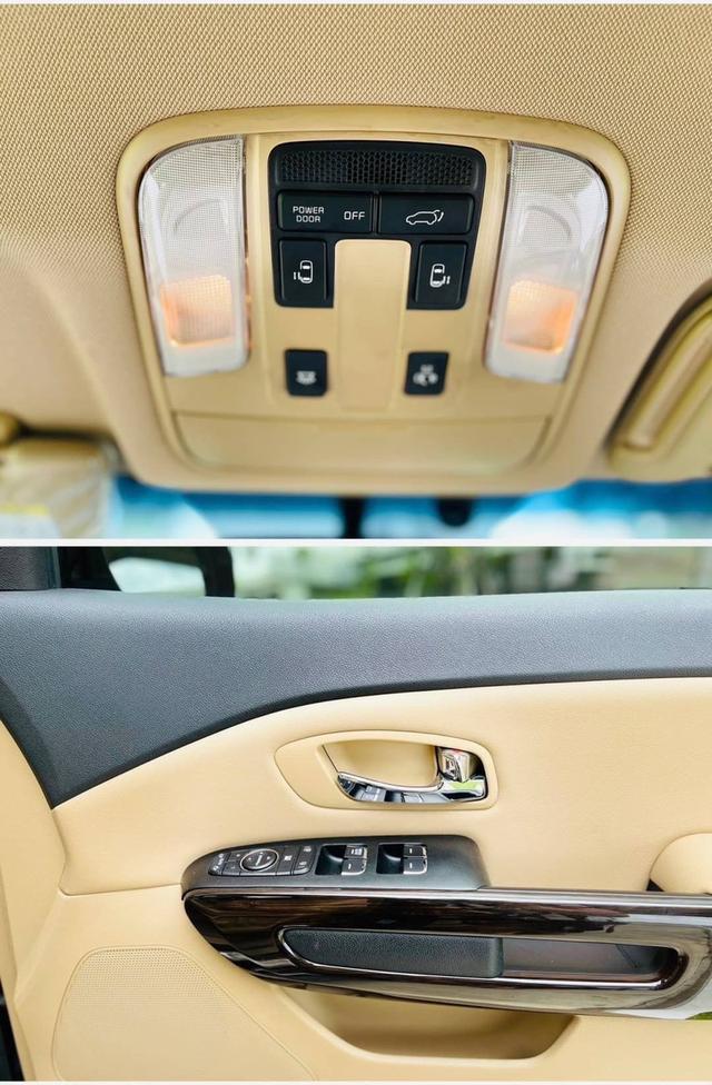 KIA GRAND CARNIVAL EX CRDI 2017 จด18 สีดำ ภายในสีเบจ รถมือเดียว 7