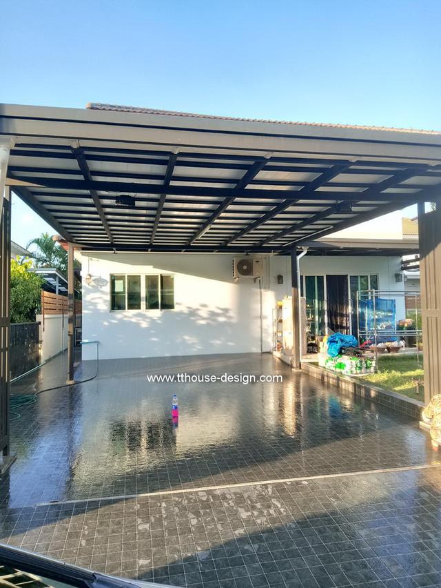 รับเหมาต่อเติม โครงหลังคา กันสาด ห้องครัว เทพื้น ปูกระเบื้อง Line dddesign23 13