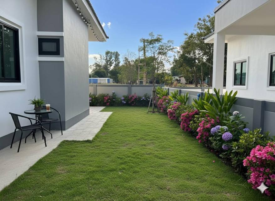 บ้านเดี่ยวชั้นเดียวเขาหินซ้อนวิลล่า 3 ห้องนอน 2 ห้องน้ำสามารถจอดรถได้ถึง 2 คันฟรีทุกค่าใช้จ่ายวันโอนกรรมสิทธิ์ 3