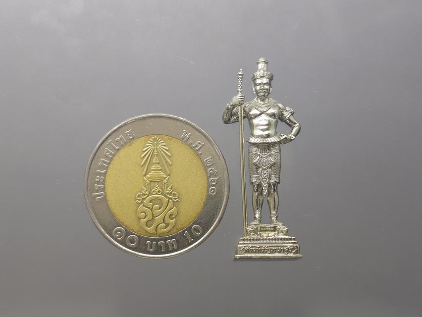 ท้าวหิรัญพนาสูร รุ่น 101 ปี พระราชวังพญาไท เนื้อทองทองขาว ขนาดสูง 3.5 ซม. จัดสร้างโดยได้รับพระราชทานพระบรมราชานุญาต ปี2567 พร้อมกล่องเดิม รูปที่ 7