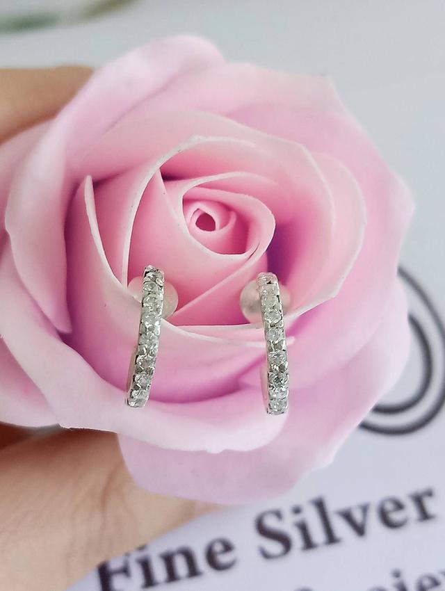 Finejewelthai ต่างหูเพชรพรีเมี่ยม เงินแท้925 E1051cz02