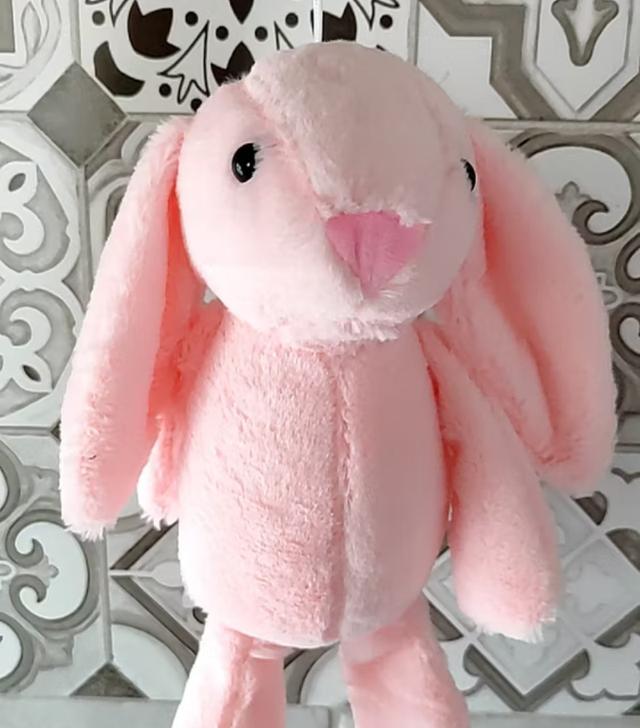 ตุ๊กตากระต่ายสีชมพู Evoli Baby Huggable Bunny 