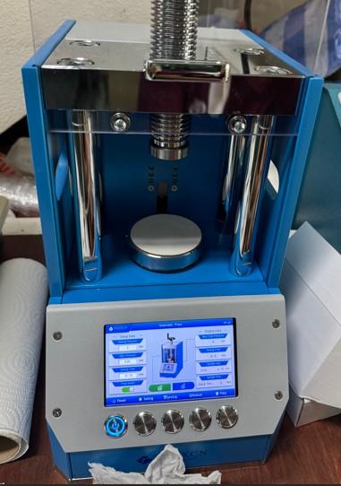 ขายเครื่องอัดผงไฮดรอลิกแบบดิจิตอล (Hydraulic Powder Press)