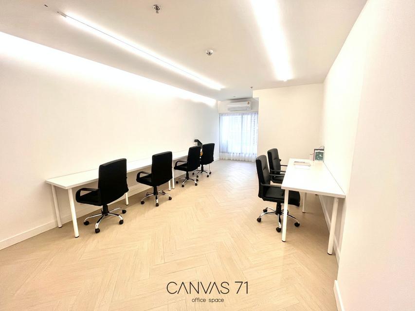 Service Officed เฟอร์ครบพร้อมเข้าอยู่ ใกล้ BTS เอกมัย มีบริการทำความสะอาดห้อง มีที่จอดรถ 6