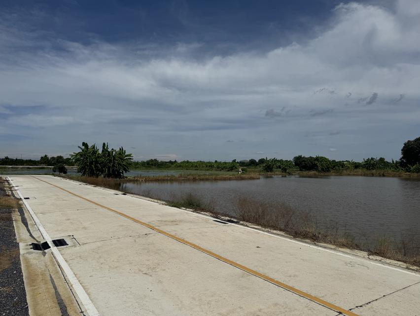 ขายที่ดิน 4ไร่2งาน ติดคลองประปา ใกล้ทางด่วนกาญ 3