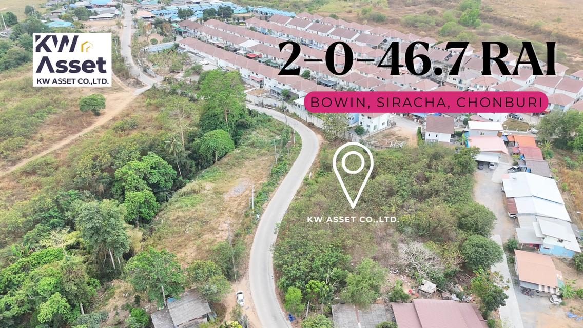 ขายที่ดิน 2 ไร่ 46.7 ตารางวา 📍ใกล้โรบินสันบ่อวิน 331 #สร้างบ้านเพื่อที่อยู่อาศัย ที่ตั้ง : ต.บ่อวิน อ.ศรีราชา จ.ชลบุรี ที่ดิน : ผังสีเหลืองอ่อน 8
