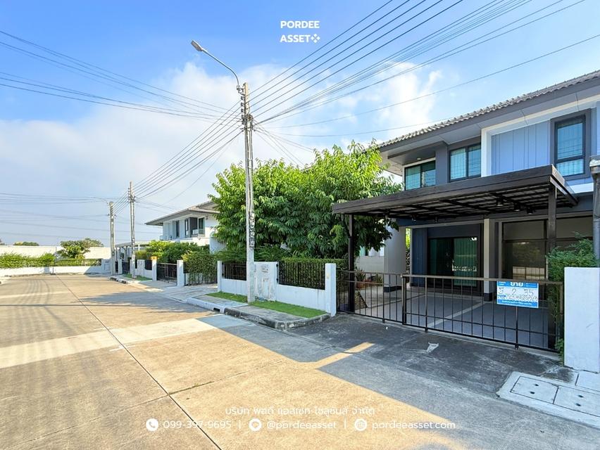 ขาย!! บ้านแฝด คณาสิริ ศาลายา-ปิ่นเกล้า ( ขนาด 35 ตร.ว.หลังบ้านไม่ชนใคร ) ซ.ถนนสำเร็จพัฒนา บางกรวย นนทบุรี : Kanasiri Salaya - Pinklao 19