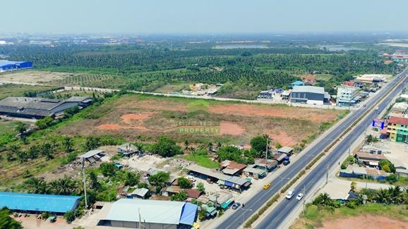 ที่ดินติดถนน บ้านแพ้ว–พระประโทน เนื้อที่ 8-2-14.70 ไร่ ใกล้พระราม 2 สมุทรสาคร 2