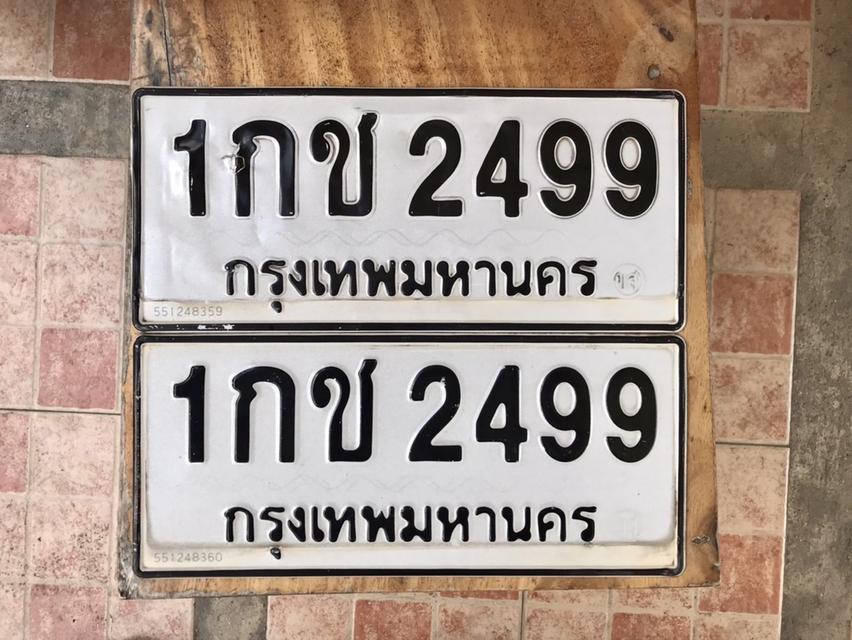 ขายเลขทะเบียนสวย 2499