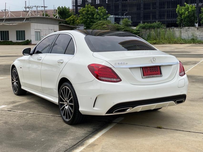 Benz C350e AMG Dynamicปี 2018 สีขาว รหัส PBG8888 2