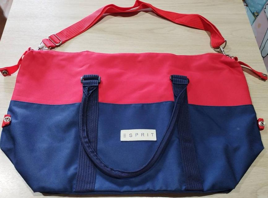 ขายกระเป๋าเดินทางยี่ห้อ ESPRIT สีแดง-น้ำเงิน ของแท้ มือหนึ่ง  1
