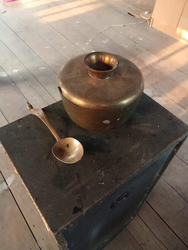 ขันทองเหลืองเก่า ขันเก่า