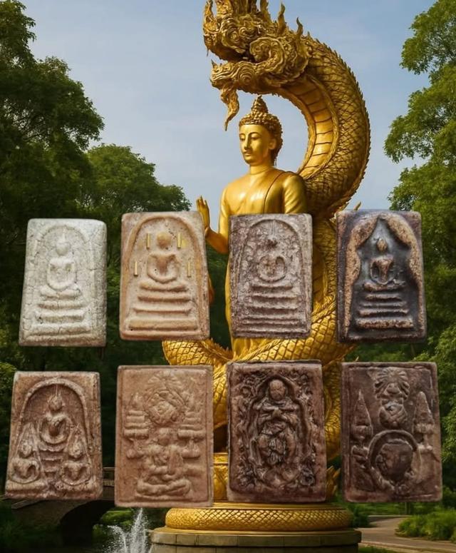 สมเด็จหลังกาบหมาก ฝังตะกรุด เกศเอียงทะลุซุ้ม หวกม่าน หน้านางพญา ฉัตรคู่ สวดคาถา ร.5 จปร.