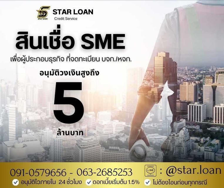 บริการสินเชื่อเพื่อธุรกิจsme