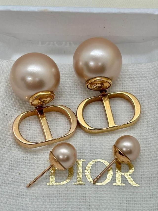 Dior Tribales Earrings สี pink gold