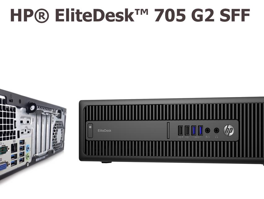 คอมพิวเตอร์เดสก์ท็อป HP® EliteDesk™ 705 G2 SFF With Upgraded-Parts เฉพาะตัวเครื่อง (ไม่รวมจอภาพ) ราคาขาย 2,590 บาท รวมค่าส่งแบบEMSทั่วไทย 5