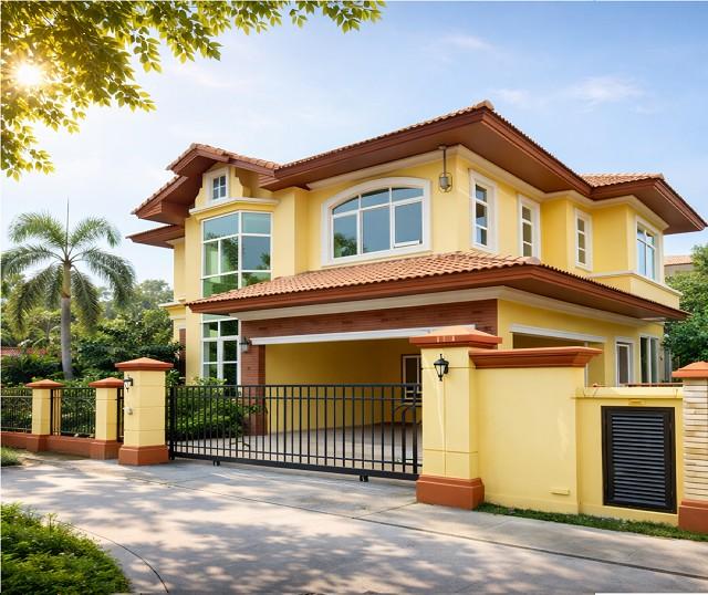 ติดถนนรังสิต-นครนายก คลอง 3 พร้อมบ่อปลาขนาดใหญ่ ภัสสร รร.นานาชาติสยาม 1.2 กม. 4นอน 118 ตร.วา. 310ตร.ม.ช่าบ้าน 2 ชั้น 5 น 1