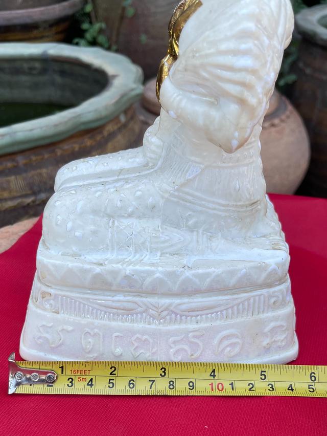 พระแม่โพสพ 25พุทธศตวรรษ ปี2500 สีขาวมุก รูปหล่อพระแม่โพสพ เนื้อแก้ว สำนักพุทธเนรมิตประทีป 11