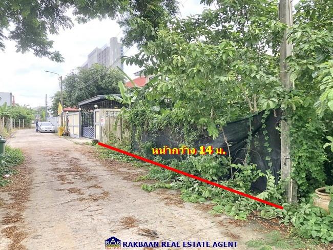 ขายที่ดินรามคำแหง ซอย 160 (ใกล้ซอยมิสทีน) 77 ตร.ว. กว้าง 14 เมตร ลึก 22 เมตร จากถนนใหญ่เพียง 500 เมตร 3