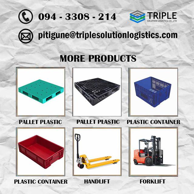 รูป Pallet พาเลทวางสินค้าสำหรับการจัดเก็บสินค้าและขนส่ง 1