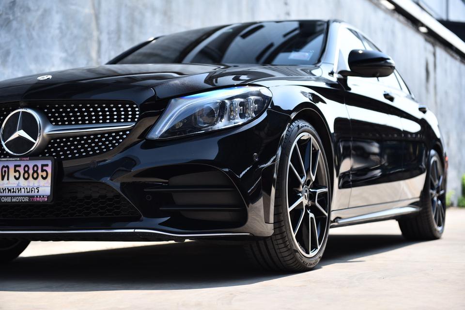 🎊"TOP OPTION เพียง 60,000 กิโล C220D ดีเซล AMG DYNAMIC ทะเบียนคืน"สีดำ🎊⚡ รูปที่ 7