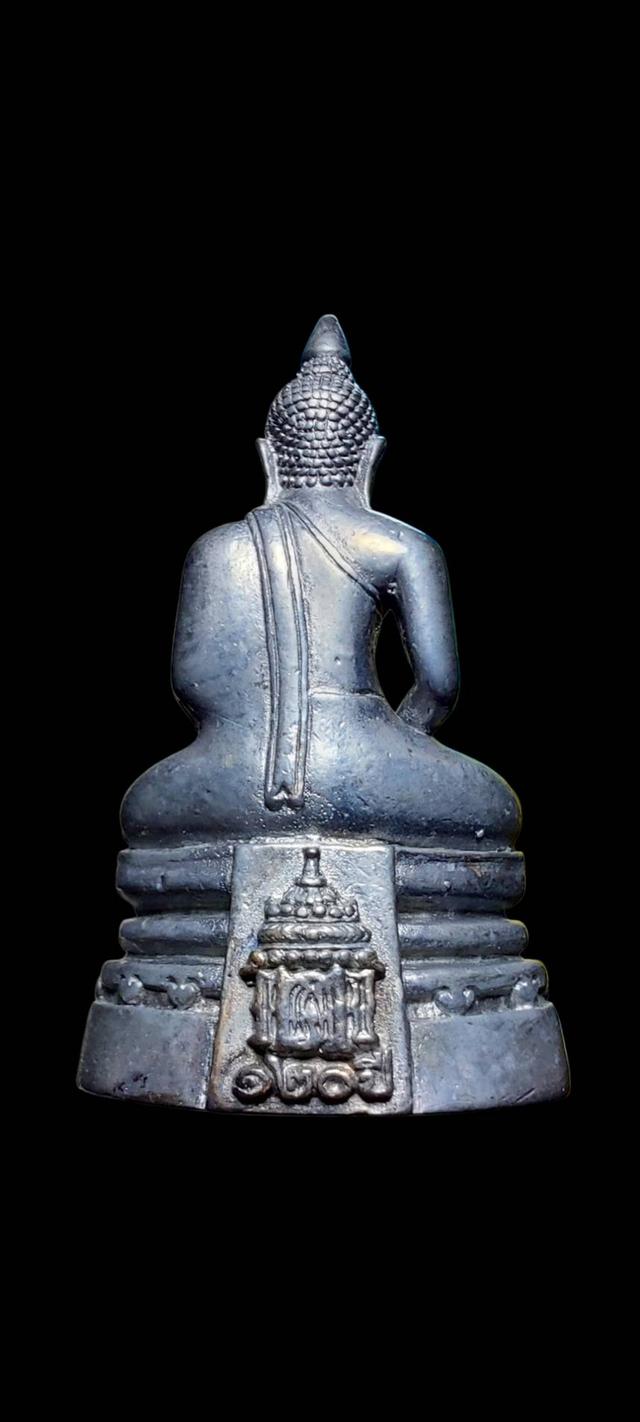 พระพุทธโสธรที่ระลึกกรมศุลกากร 120 ปี เนื้อเงินรมดำ รูปย่อยที่ 2