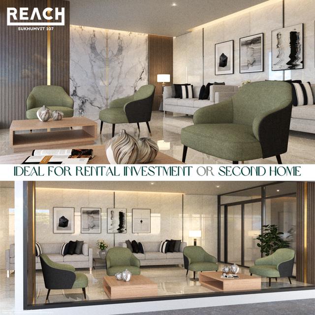 🌿 Your Affordable Urban Escape Awaits Welcome to Reach Sukhumvit 107 – just 1.4 km from BTS Bearing 5