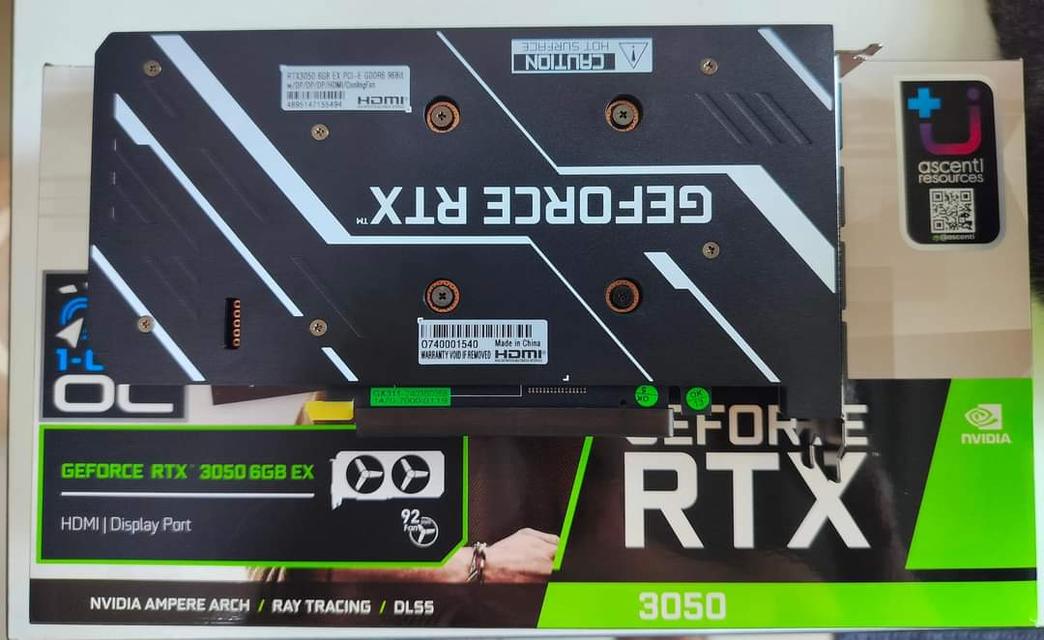 RTX 3050 6GB EX - 6GB GDDR6  3