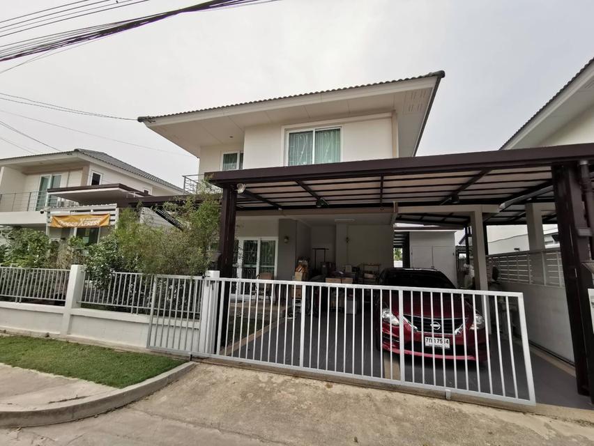 บ้านเดี่ยวหมู่บ้านประภาทรัพย์ ติดถนนเมน ทำการค้าได้