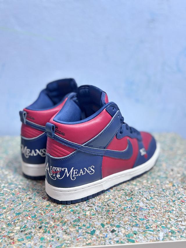 Nike x Supreme SB Dunk High “By Any Means/Red”