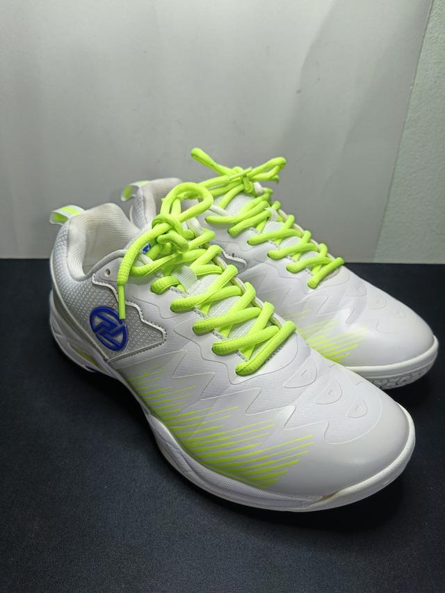 รองเท้าแบดมินตัน Protech Predator XP สีขาว-เขียวเลมอน ไซส์ 38 / 24cm
