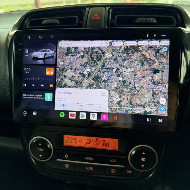 Mitsubishi Attrage GLS Limited AUTO 2015 ✅น็อตไม่ขยับ ไม่เคยชน ไม่เคยแก็ส ❇️ภายในสะอาด ไมล์แท้ใช้น้อย ✅แผนที่กูเกิ้ล ยูทูป กล้องหลัง ❇️ปุ่มสตาร์ท รูปที่ 11