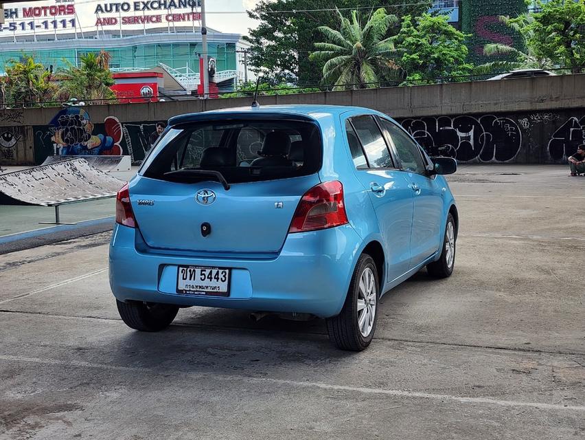 ขายรถ Toyota Yaris 1.5E ปี 2007 สีฟ้า เกียร์ออโต้ 4