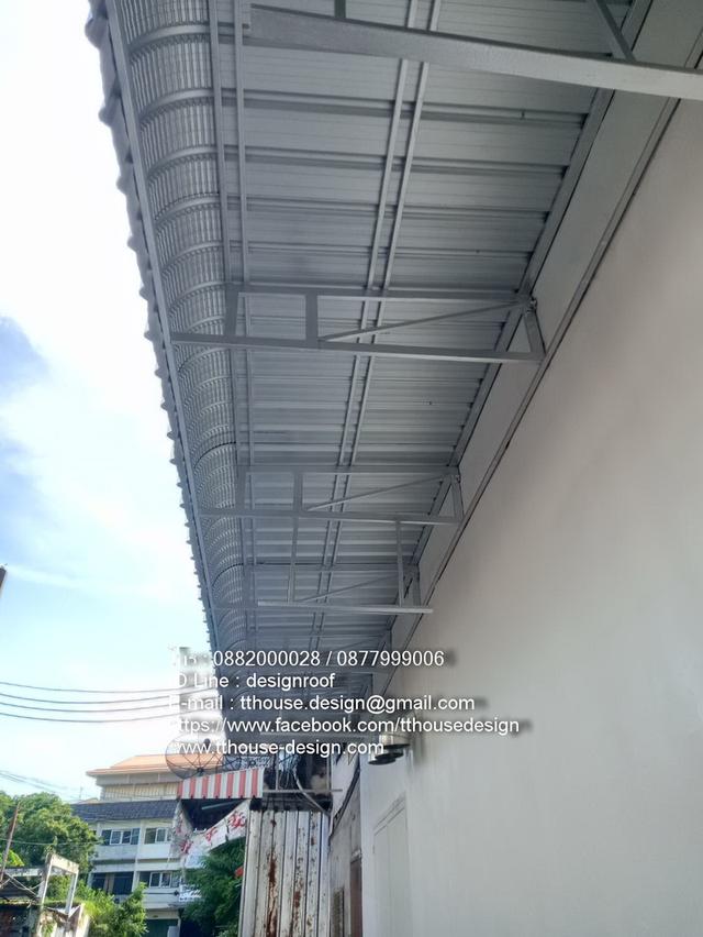 รับเหมา ต่อเติม โครงหลังคา กันสาด ห้องครัว เทพื้นปูกระเบื้อง Line dddesign23 รูปที่ 8