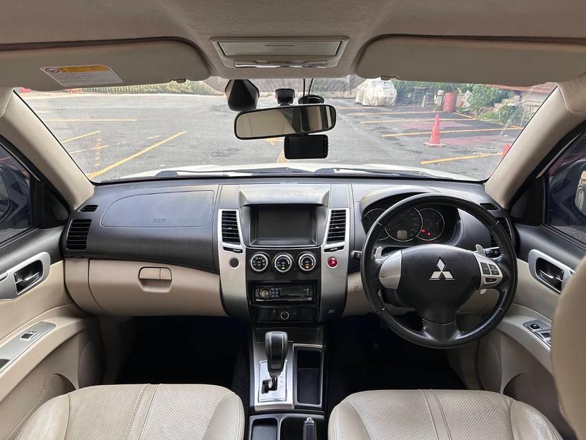 รหัสรถ QT5490  Mitshubishi Pajero 2.5 Sport GT เกียร์ Auto สีขาวมุก ปี2013 7