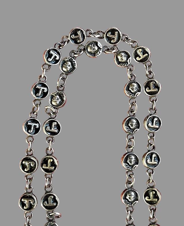 สร้อยนะโมพ่อท่านคล้าย วัดสวนขัน เนื้อเงิน ปี2508 7