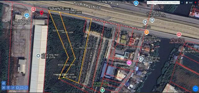 ขายที่ดินสีแดงสำหรับสร้างคอนโด บางนา-บางบ่อ (เนื้อที่ 6 -0-28  ไร่ ขายไร่ละ 20 ล้าน รวมเป็นเงิน 120 ล้านบาท)  บางบ่อ สมุทรปราการ 1